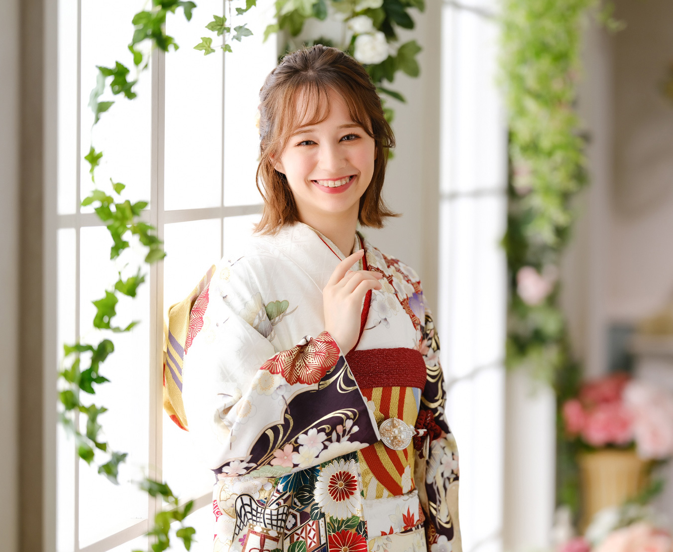 振袖を着た女性のイメージ