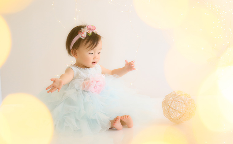 初めての誕生日はスタジオで撮影しよう!