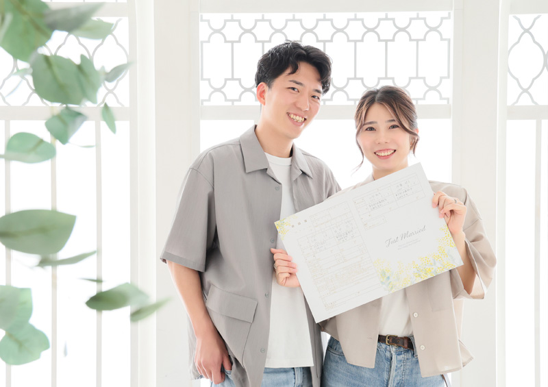 入籍フォト