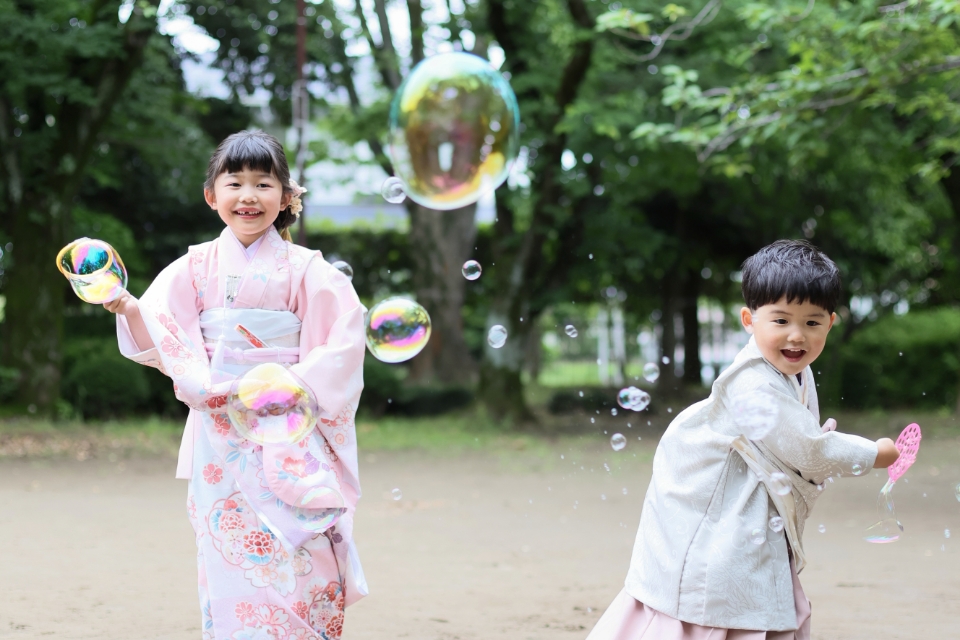 春日部八幡神社でのロケ撮影